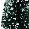 Floristik24 Dekoratív fenyő havas, karácsonyi dekoráció, Advent H13cm Ø5,5cm 2db