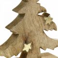 Floristik24 Karácsonyfa mangófa natúr deco karácsonyfa 20 × 18 × 5cm