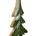 Floristik24 Karácsonyfa fadísz fényes zöld 22,5x5x50cm
