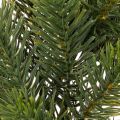 Műfenyő zöld koszorú ajtódísznek, 35cm | Floristik24.hu