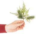 Műfenyőág ünnepi dekorációhoz, 22 cm, 2 darab | Floristik24.hu