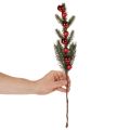 Műfenyőág karácsonyfadíszekkel, 48 cm, 2 darab | Floristik24.hu