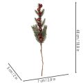 Műfenyőág karácsonyfadíszekkel, 48 cm, 2 darab | Floristik24.hu