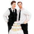 Floristik24 Tortafigurás férfi pár tortával 16,5cm