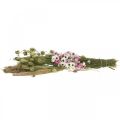 Floristik24 Csokor szárított virágból rózsaszín, fehér csokor szárított virágból H60-65cm