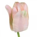 Floristik24 Tulipán műrózsaszín szárú virág H67cm