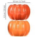 Ültetvény kerámia tök kaspó narancssárga Ø9.5cm M6.5cm 4 db | Floristik24.hu