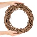 Természetes fűzfa koszorú virágkötészethez, 40 cm | Floristik24.hu