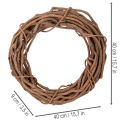 Természetes fűzfa koszorú virágkötészethez, 40 cm | Floristik24.hu