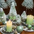 Floristik24 Karácsonyi dekoráció hótakaró klipsz Zöld H13/19cm 4db