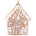 Karácsonyi díszek, mézeskalács minta, rénszarvas, mézeskalács ember, hópehely, 7 cm, 4 darab | Floristik24.hu