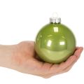 Fényes karácsonyi gömbdíszek, 10 darabos készlet, vegyes színek, 95 mm | Floristik24.hu