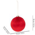 Nagy piros karácsonyfadísz akasztásra, 15 cm, 3 darab | Floristik24.hu