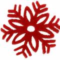 Floristik24 Karácsonyi választék nemez piros 72db