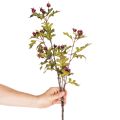 Mű galagonyaág piros bogyókkal, díszítéssel, 110cm | Floristik24.hu