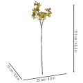 Mű galagonyaág piros bogyókkal, díszítéssel, 110cm | Floristik24.hu