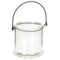 Floristik24 Üveg függőlámpás Ø12cm M12.5cm 2db