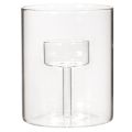 Üveglámpás kiemelt mécsestartóval 11 cm | Floristik24.hu
