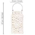 Függőlámpás, nyári dekoráció, makramé M35.5cm Sz19cm | Floristik24.hu