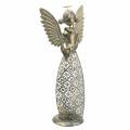 Floristik24 Dekoratív angyal fém lámpás antik-arany Ø13,5 H33,5cm