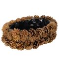 Floristik24 Ovális fenyőtoboz virágcserép, 30 cm