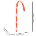 Mesterséges Cukorpálca Piros-Fehér Dekoráció 35cm 3db | Floristik24.hu