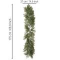 Műfenyőág-girland kreatív virágkötészethez, 175 cm | Floristik24.hu