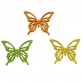 Floristik24 Dekoratív pillangók színes 4cm 90db