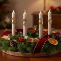 Adventi gyertyatűk, 1-től 4-ig számozva, 4 db-os készlet, 4 cm, 4 darab | Floristik24.hu