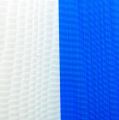 Floristik24 Koszorúszalagok moaré kék-fehér 100 mm