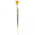 Floristik24 Mesterséges nárcisz selyemvirág sárga nárcisz 59cm