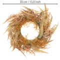 Műpáfrány koszorú asztalra és ajtóra 35cm | Floristik24.hu