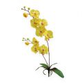 Floristik24 Mesterséges orchidea sárga 68cm