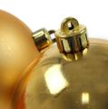 Floristik24 Karácsonyi golyó arany 10cm 4db