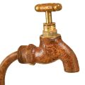Ültetős patinás dekoratív fém csappal H25/37/43cm 3 db-os készlet | Floristik24.hu
